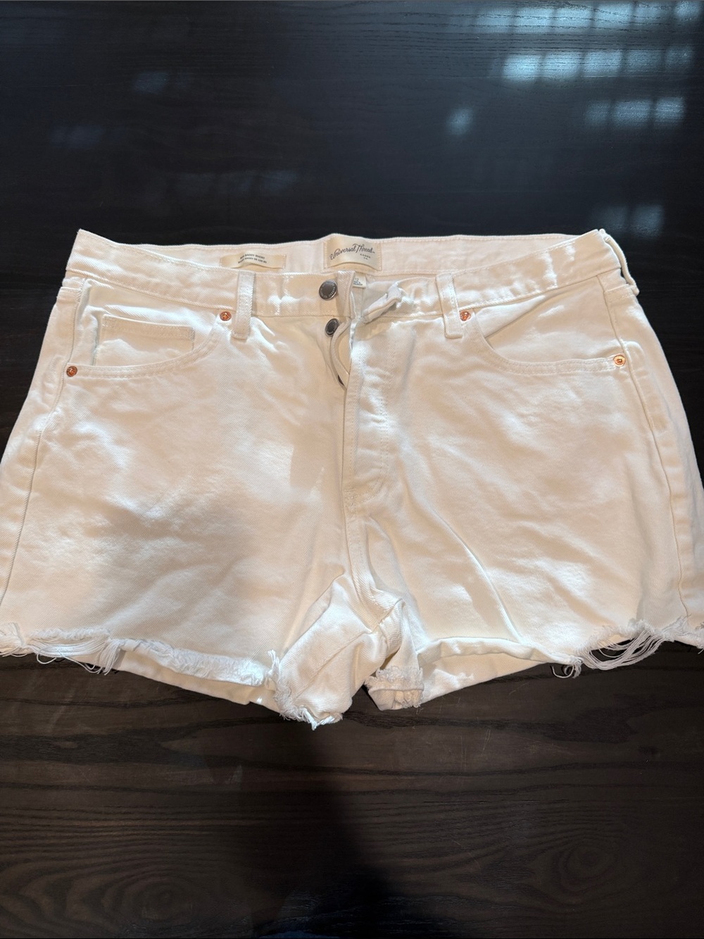 Universal Thread White Denim Cutoff Shorts